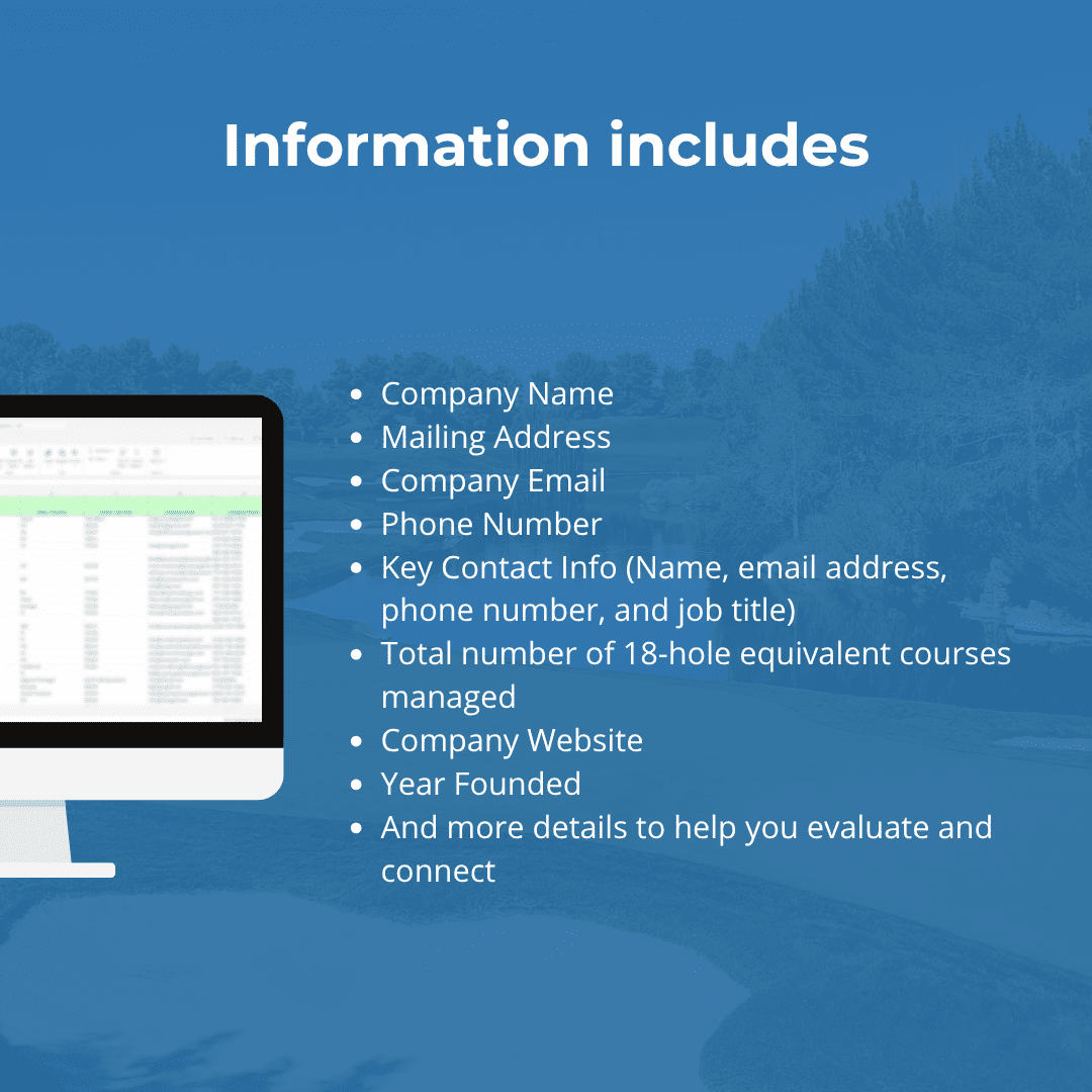 Downloadable Golf Management Guide (Excel) - Image 4